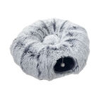 Zoom Pets, 2-in-1 Tunnel Bed - Grey Fur image number null