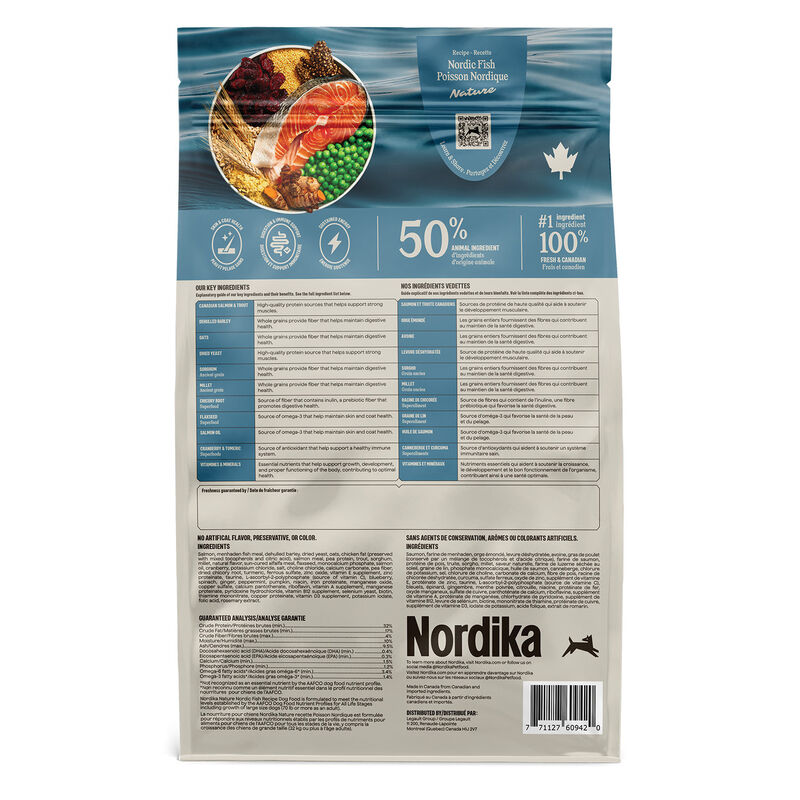 Nordika, Fish Natural - Dry Dog Food image number null