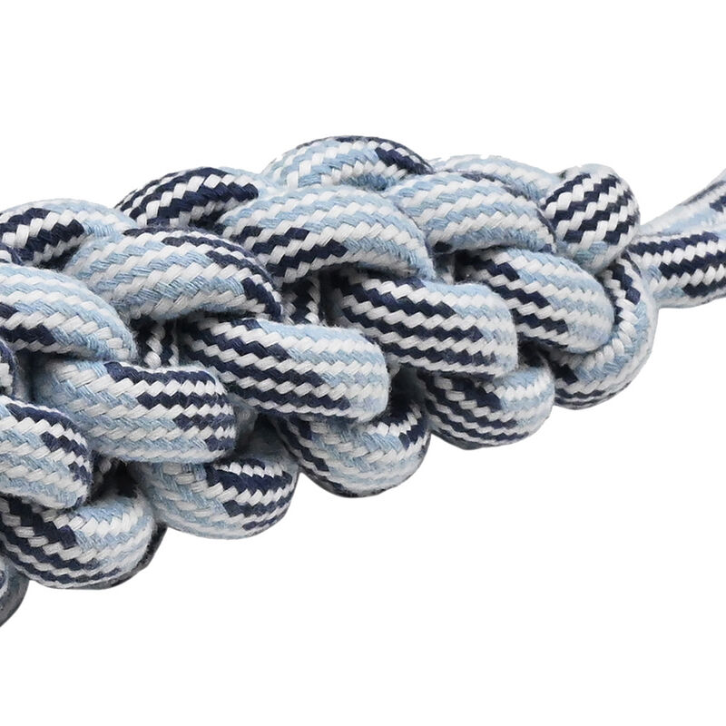 Bozzy, Tug Rope Dog Toy - Blue Mix image number null