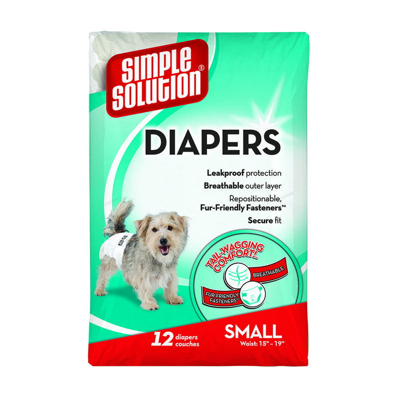 Simple Solution, Disposable Diapers - 12 Pk image number null