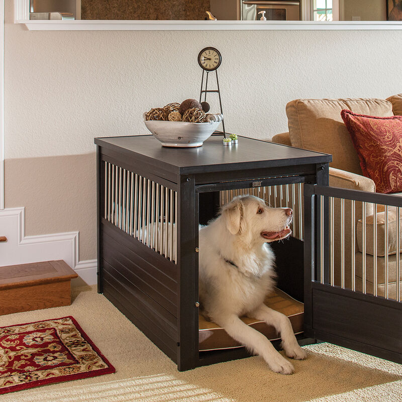 New Age Pet, InnPlace Dog Crate - Espresso image number null