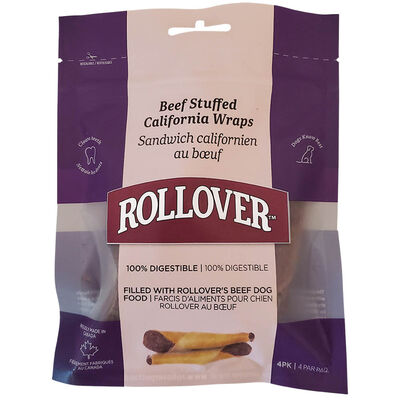 Rollover Beef Stuffed California Wraps - 4pk