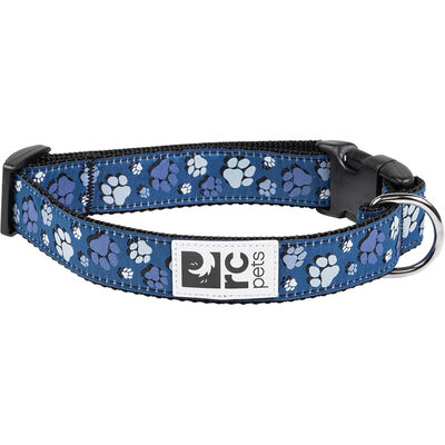 RC Pets, Clip Collar - Fresh Tracks - Blue - Dog Collar