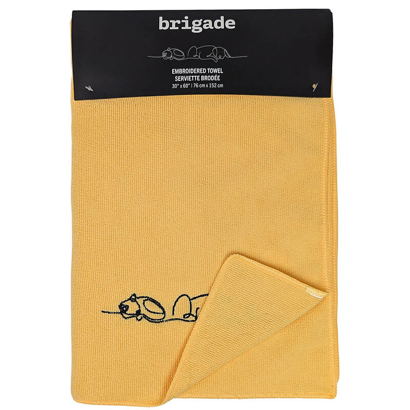 Brigade, Printed Microfiber Towel - Cornsilk image number null