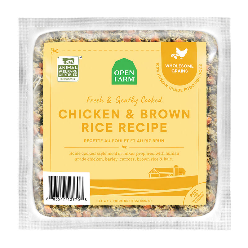 Open Farm, Adult - Gently Cooked - Chicken & Brown Rice - Gently Cooked Dog Food image number null