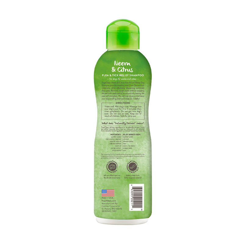 Tropiclean, Neem & Citrus Shampoo image number null