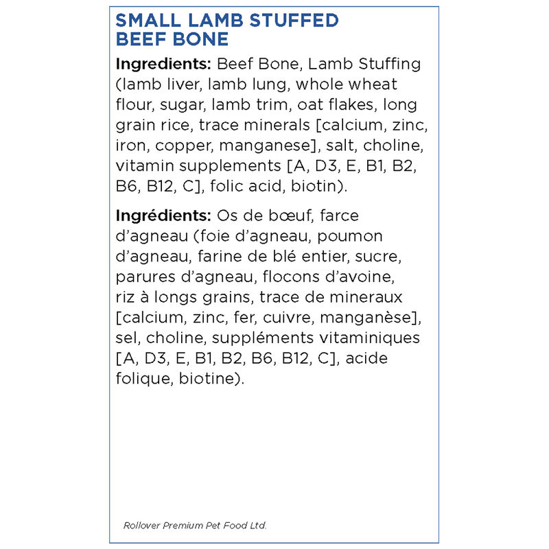 Rollover, Stuffed Bone, Lamb & Rice image number null