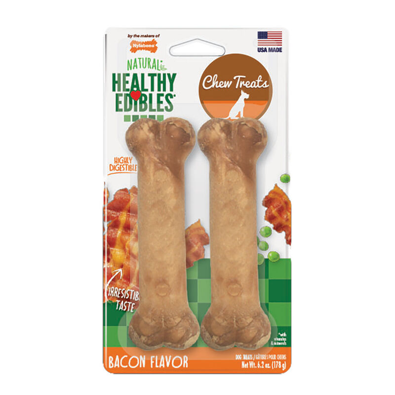 Nylabone, Healthy Edibles, Bone, Bacon Flavour image number null