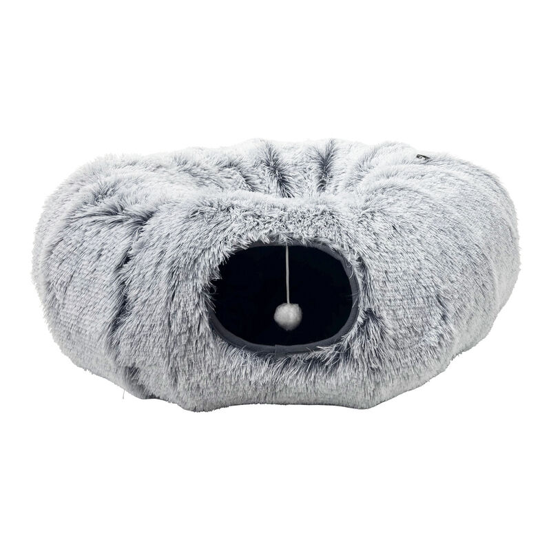 Zoom Pets, 2-in-1 Tunnel Bed - Grey Fur image number null