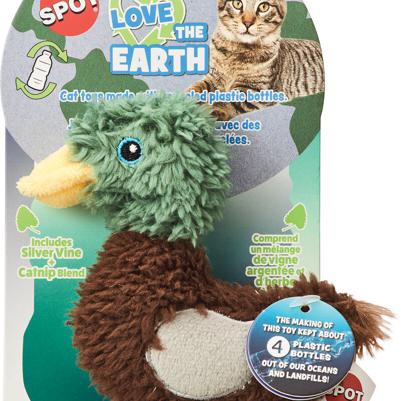 SPOT, Love the Earth, Barnyard Bird - Asst 4" - Chase Cat Toy image number null