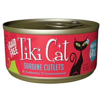 Tiki Cat, Can, Feline Adult - Bora Bora Grill - Sardine Cutlets - 79 g