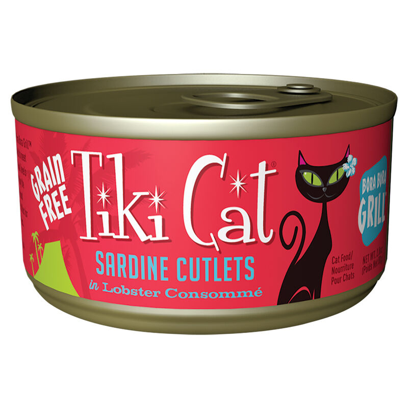 Tiki Cat, Can, Feline Adult - Bora Bora Grill - Sardine Cutlets - 79 g image number null