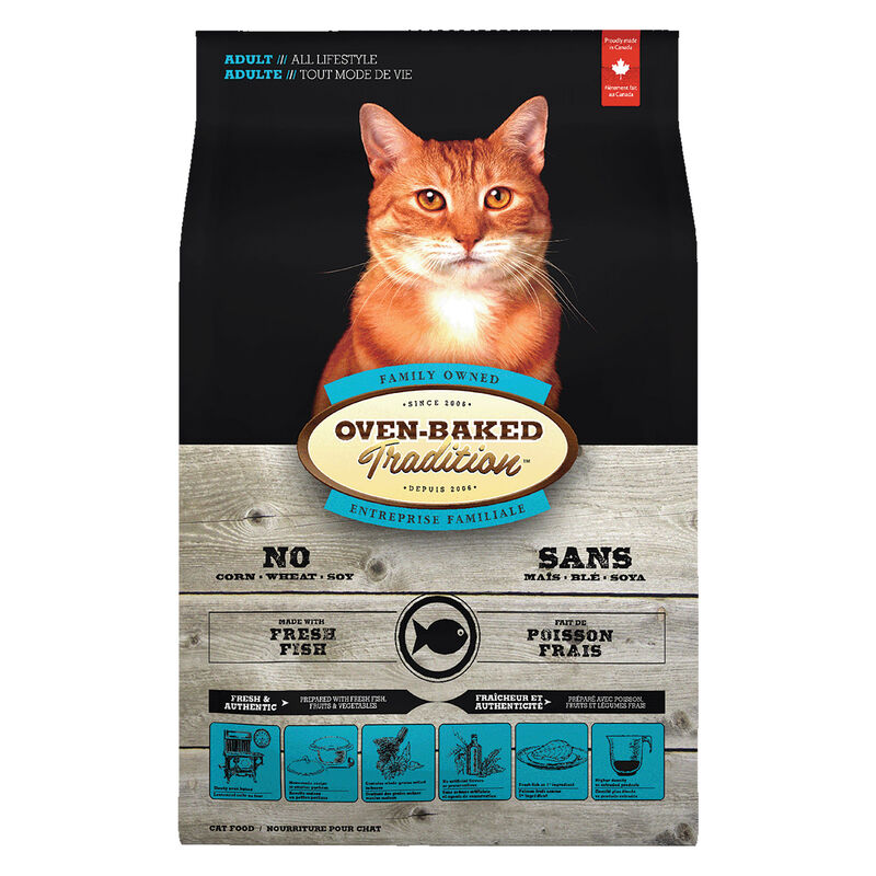 Oven Baked, Adult Fish - Dry Cat Food image number null