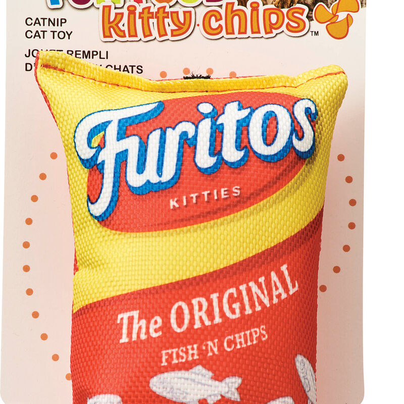 SPOT, Fun Food, Kitty Chips - Asst 4" - Chase Cat Toy image number null