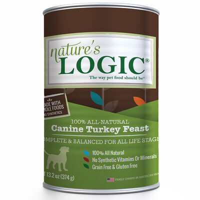 Nature's Logic, Can, Adult - Turkey Feast - 374 g