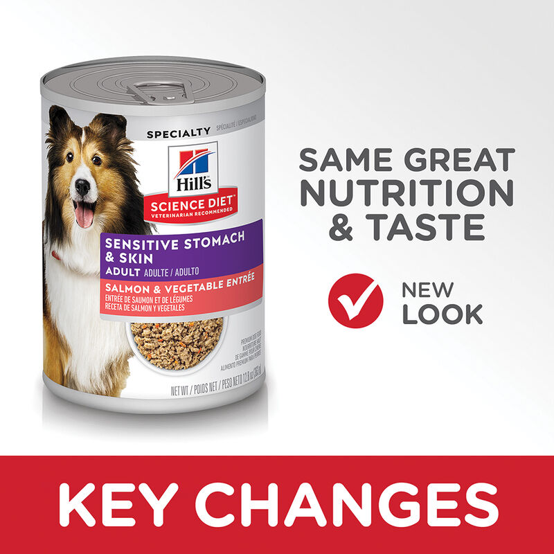 Adult Sensitive Skin&Stomach Salmon&Veg - 363 g image number null