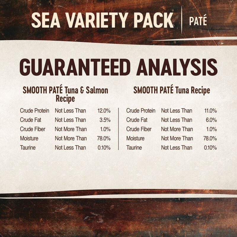 Wellness, Pouch, Feline Adult - Core Grain Free Tiny Tasters Pate Variety Pack - Sea - 50 g - 12 pk  image number null