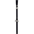 PoochieBells, Dog Doorbell Potty Training Tool - Midnight Black image number null