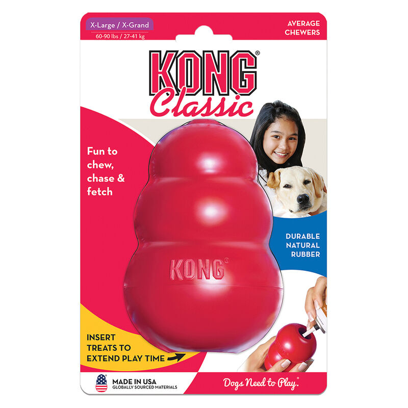 KONG, Classic - Red - Chew Dog Toy image number null