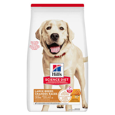 Science Diet, Adult Light Large Breed Chicken Meal & Barley