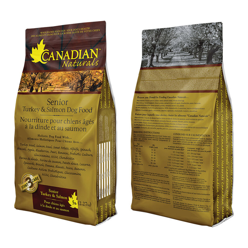 Canadian Naturals, Senior - Turkey & Salmon - Dry Dog Food image number null