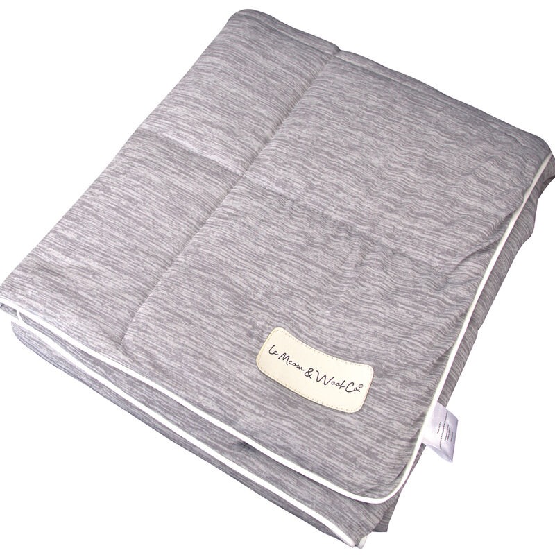 Meow & Woof, Cooling Blanket - Heather Grey - 34" x 44" image number null