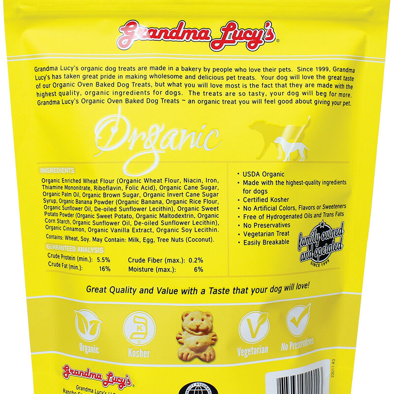 Grandma Lucy's, Organic Treats - Banana & Sweet Potato - 397 g image number null