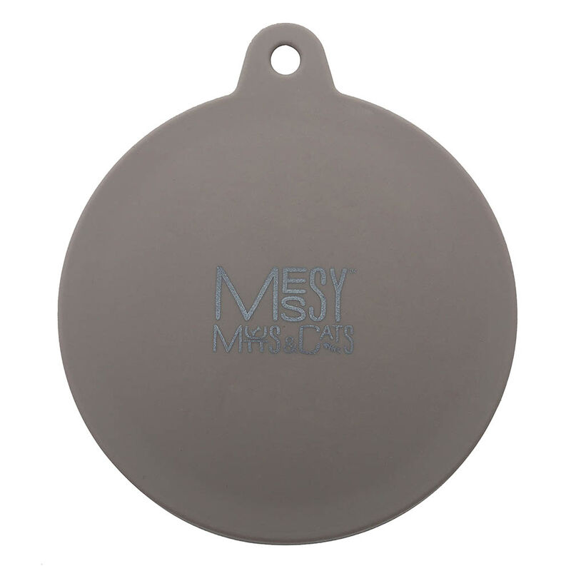 Messy Mutts, Silicone Universal Can Cover - Grey - 2.5" - 3.3" image number null