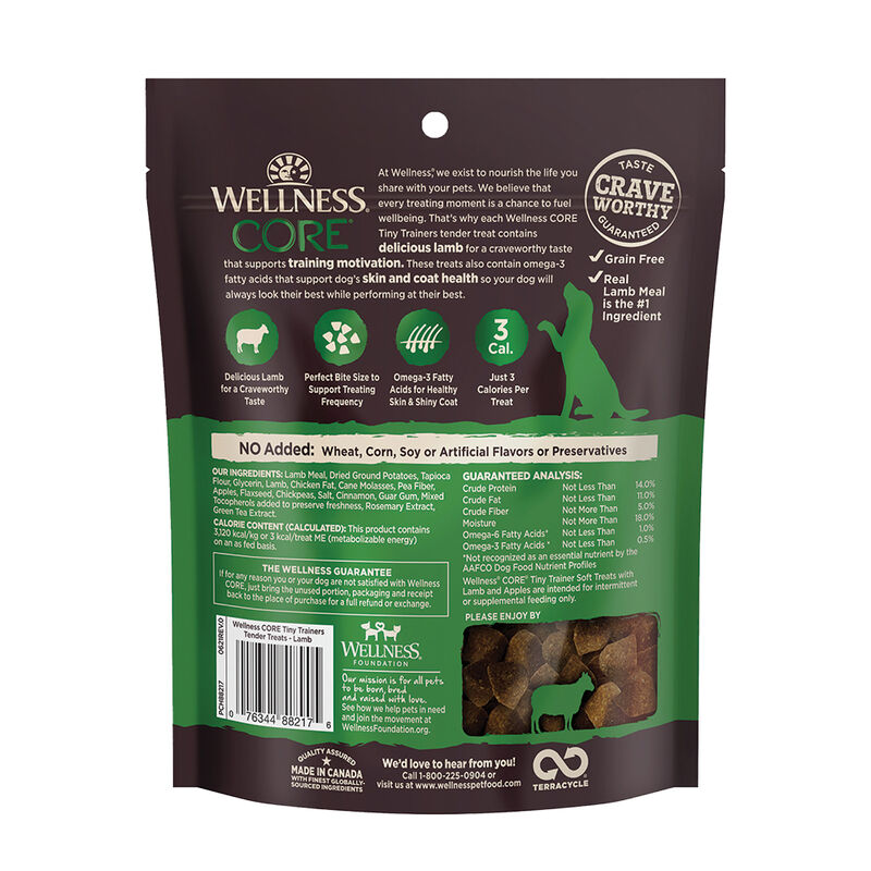 Wellness, Core - Tiny Tasters GF Treats - Lamb & Apple - 170 g - Dog Treat image number null