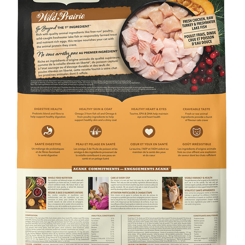 Acana, Feline Adult - Wild Prairie - Dry Cat Food image number null