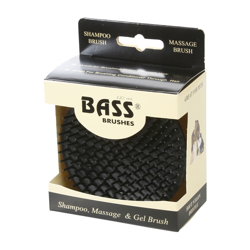 Bass, Nylon Shampoo Brush - Black - Small image number null