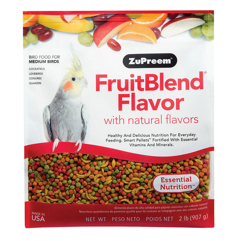 Zupreem, Fruitblend with Natural Fruit Flavours, Cockatiel - 2 lb image number null