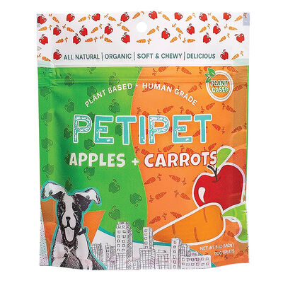 PetiPet, Soft & Chewy Treats - Apples & Carrots