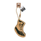 Tall Tails, Leather & Wool Hiking Boot - Tan - 16" - Tug Dog Toy image number null