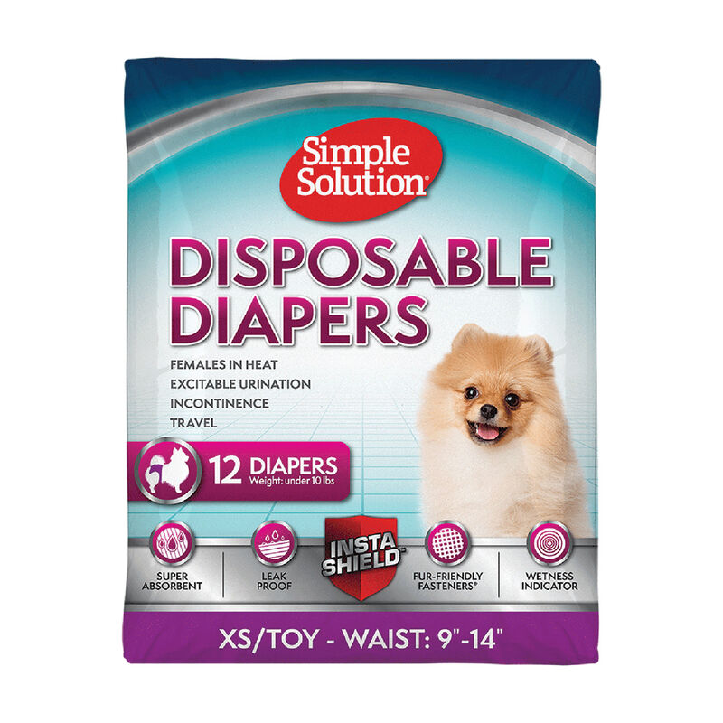 Simple Solution, Disposable Diapers - 12 Pk - X-Small image number null