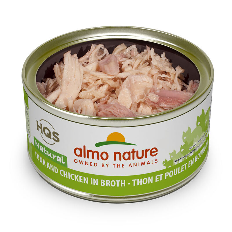Almo Nature, Can Feline Adult - Tuna & Chicken in Broth - 2.5 oz - Wet Cat Food image number null
