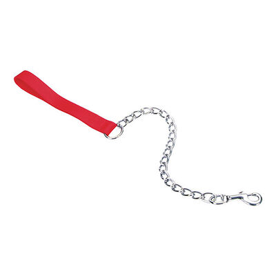 Dog Leash - Chain - Red - 4 mm