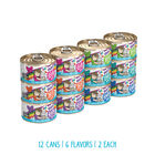 Weruva, Best Feline Friend - Oh My Gravy! Rainbow Road Variety Pack - 12x79g - Wet Cat Food image number null