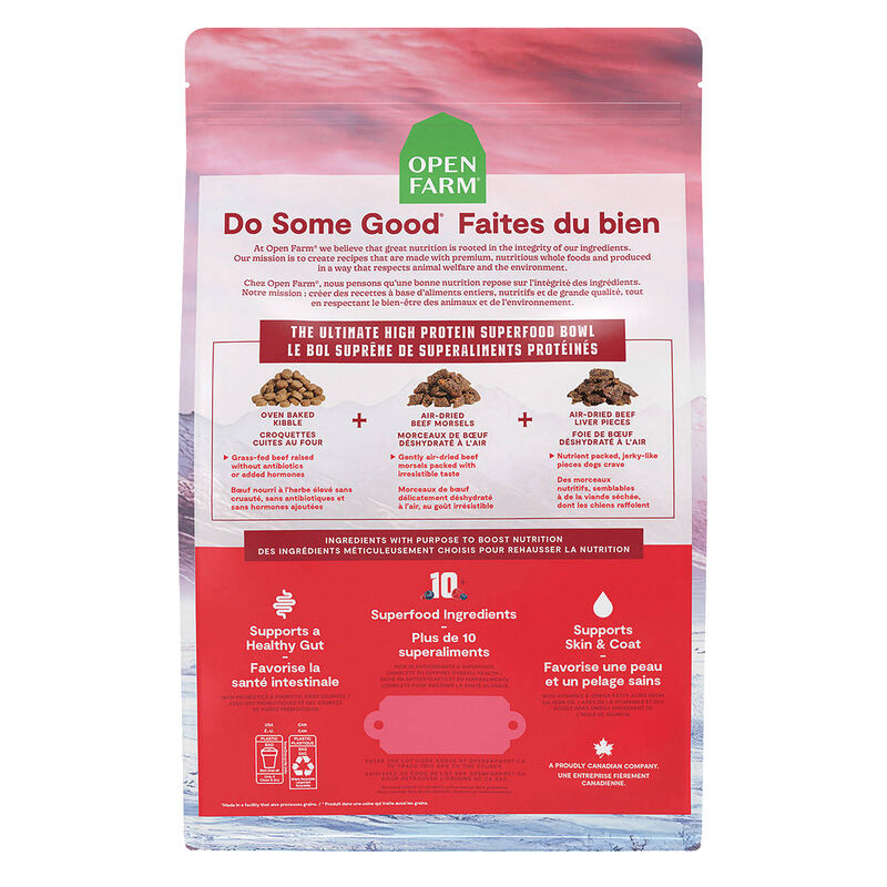 Open Farm, Epic Blend Grain Free Beef & Superfood - Dry Dog Food image number null