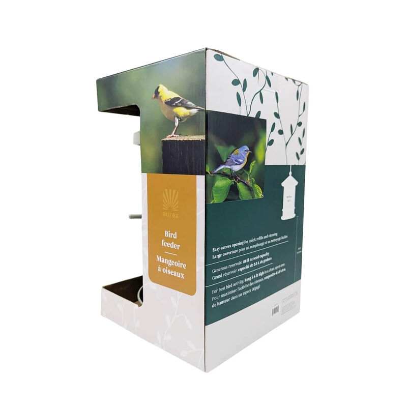 Aurea Metal Bird Feeder - Green image number null