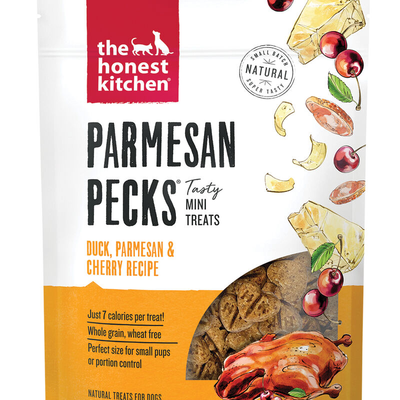 The Honest Kitchen, Parmesan Pecks, Duck & Cherry - Dog Treat image number null