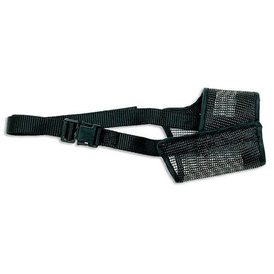 Best Fit, Adjustable Mesh Dog Muzzle Black - 08