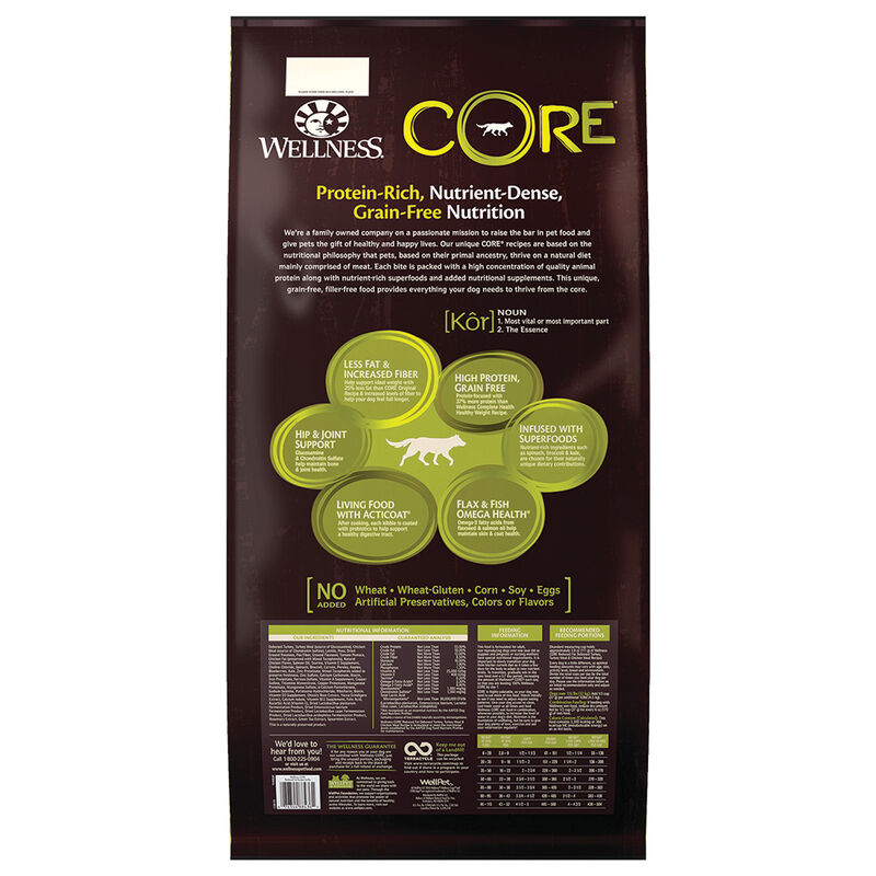 Wellness, Core, Grain Free Reduced Fat - Dry Dog Food image number null