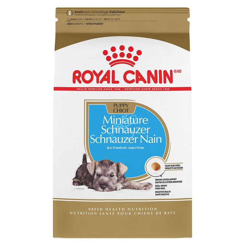 Royal Canin, Breed Health Nutrition Miniature Schnauzer Puppy 2.5LBS - Dry Dog Food image number null
