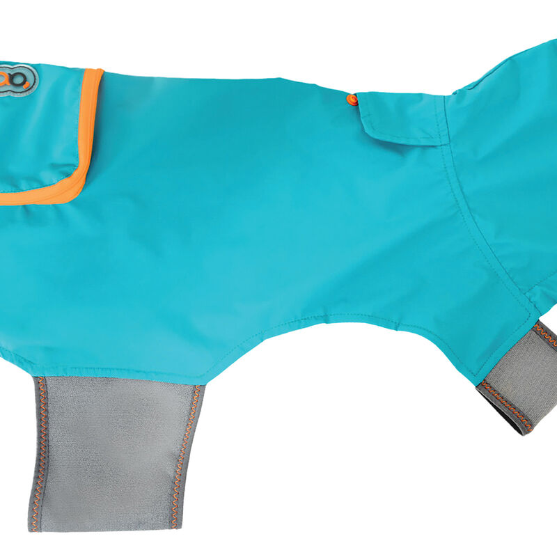 Hooded Rain Poncho - Turquoise image number null