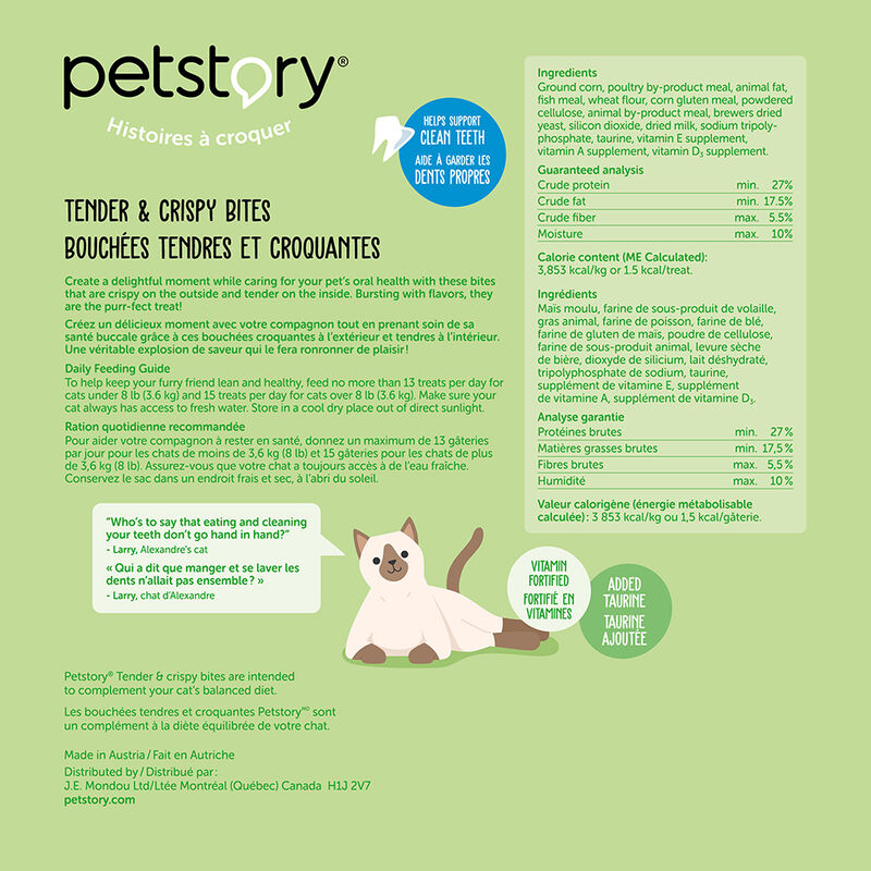 Petstory, Tender and Crispy Bites - Dental Health - 115 g image number null