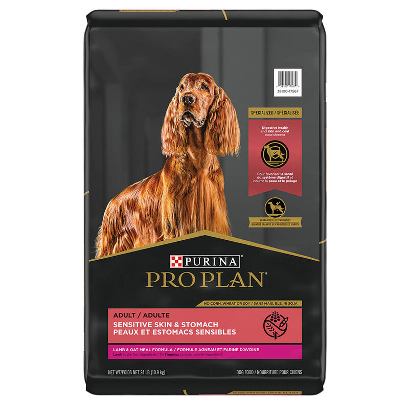Pro Plan, Specilized Sensitive Skin & Stomach - Lamb & Oatmeal - 10.9 kg - Dry Dog Food image number null