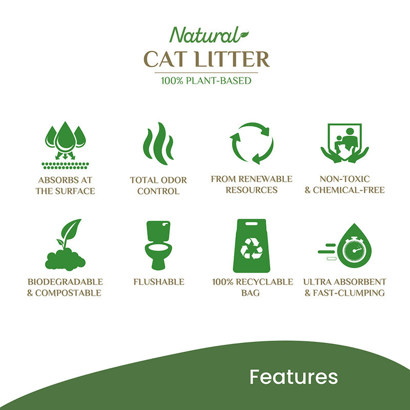 Almo Nature, Plant Based Clumping Litter - Cat Litter image number null