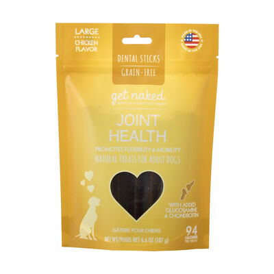 Get Naked, Dental Dog Chew, Joint Health - Large - 187 g