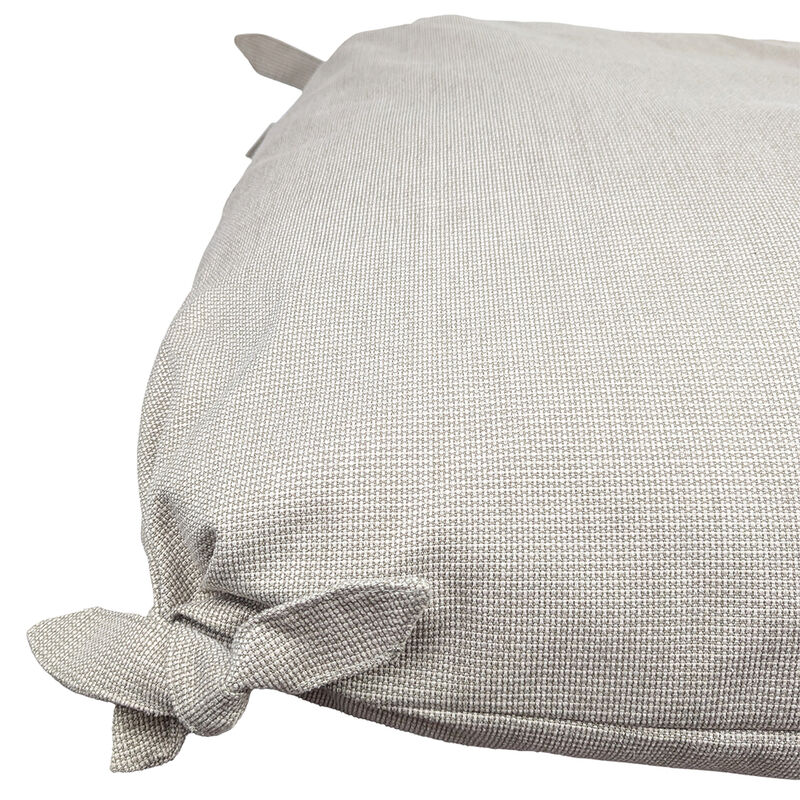 BeOneBreed, Cloud Pillow Knotted Bed - Beige Knit image number null